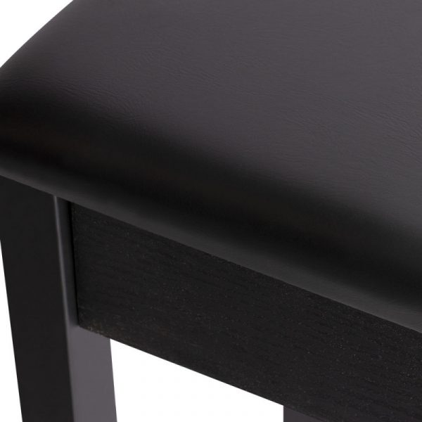 Single Bench, flat vinyl cushion, NO storage - Image 2