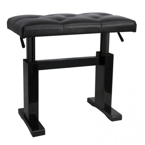 Hydraulic adjustable artist bench, black gloss base - Image 2