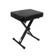 X-style folding bench, 3-position, 17" wide