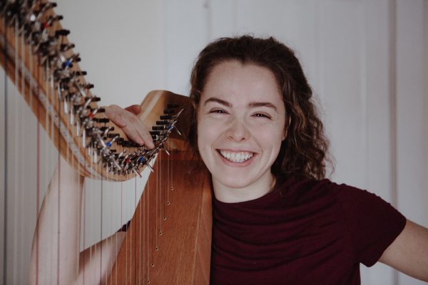 Folk Harp with Clara