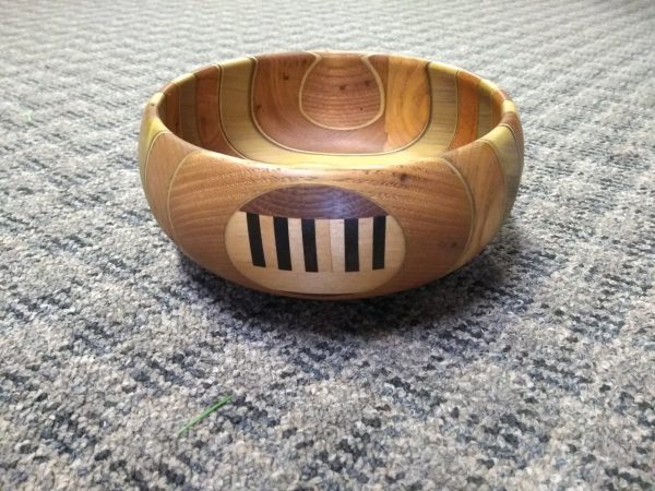 7-inch Vertical Stripe Bowl 113