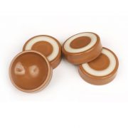 Caster Cups set-of-4 anti-slip - Caramel