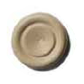 Caster Cup Wood 836 - Oak Satin