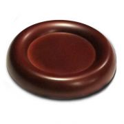 Caster Cup Wood 838 - Mahogany Satin