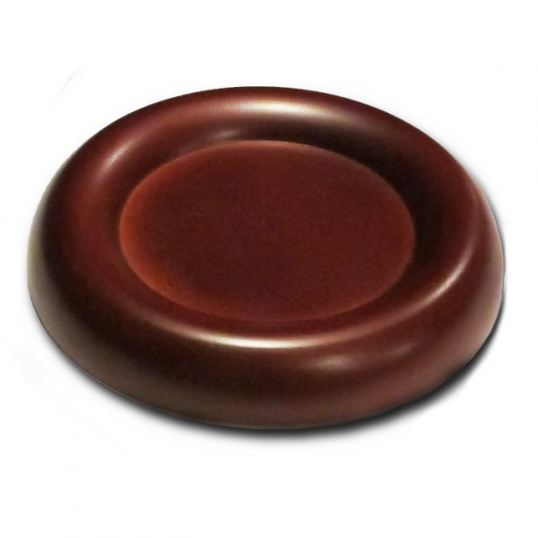 Caster Cup Wood 838 - Mahogany Satin