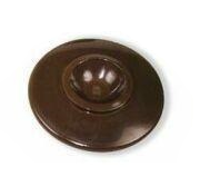 Caster Cup Plastic - Brown