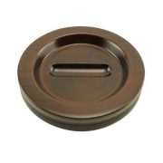 Caster Cup Wood J-37 - Mahogany Satin
