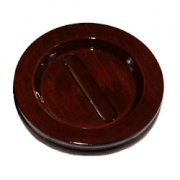 Caster Cup Wood J-38 - Mahogany Polish