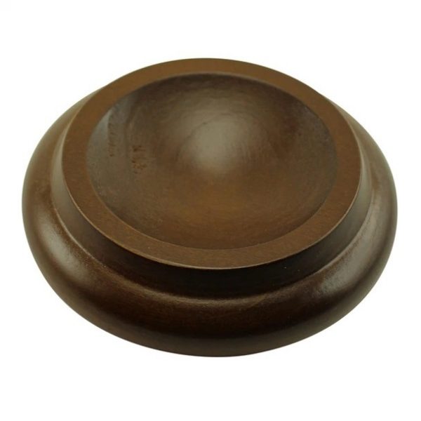 Caster Cup Wood SPS - Walnut Satin