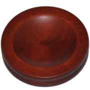 Caster Cup Wood J-36 - Mahogany Satin